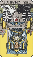 The Chariot Reversed Tarot Card