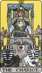 The Chariot Upright Tarot Card