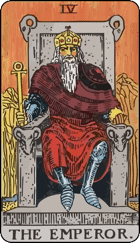 The Emperor Upright Tarot Card