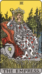 The Empress Upright Tarot Card