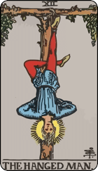 The Hanged Man Upright Tarot Card