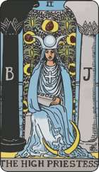 The High Priestess Upright Tarot Card