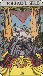 The Lovers Reversed Tarot Card