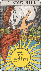 The Sun Reversed Tarot Card