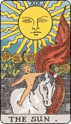 The Sun Upright Tarot Card